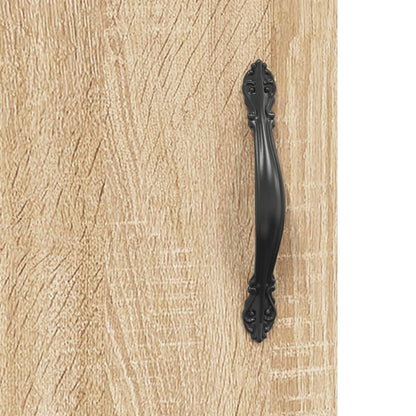 Skříň Highboard Dub Sonoma 69,5 X 34 X 180 Cm Kompozitní Dřevo
