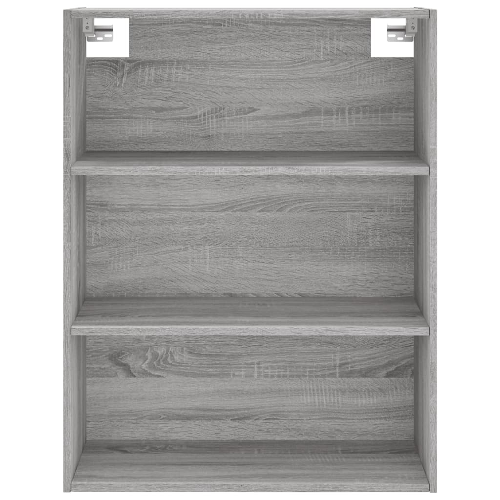 Skříň Highboard Šedá Sonoma 69,5 X 34 X 180 Cm Kompozitní Dřevo