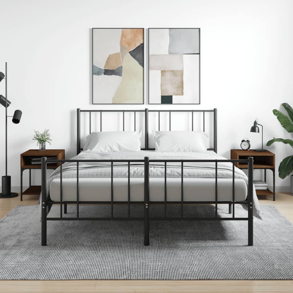 Noční Stolky 2 Ks 40 X 41 X 50 Cm Kompozitní Dřevo