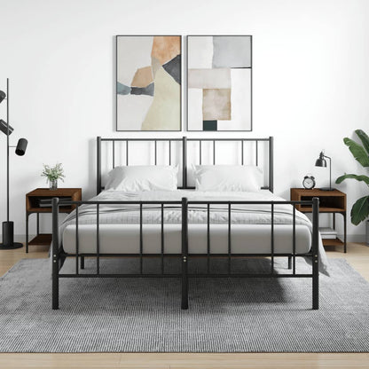 Noční Stolky 2 Ks 40 X 41 X 50 Cm Kompozitní Dřevo