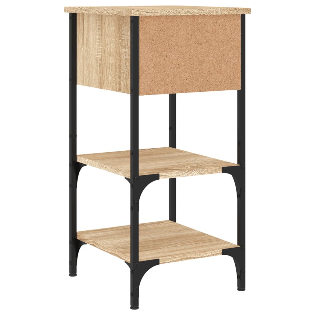 Noční Stolky 2 Ks Dub Sonoma 34 X 36 X 70 Cm Kompozitní Dřevo
