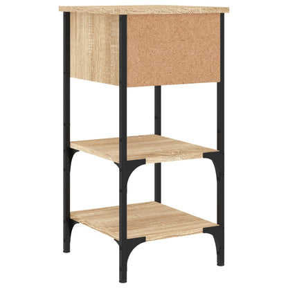 Noční Stolky 2 Ks Dub Sonoma 34 X 36 X 70 Cm Kompozitní Dřevo
