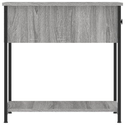 Noční Stolky 2 Ks Šedé Sonoma 30 X 60 X 60 Cm Kompozitní Dřevo