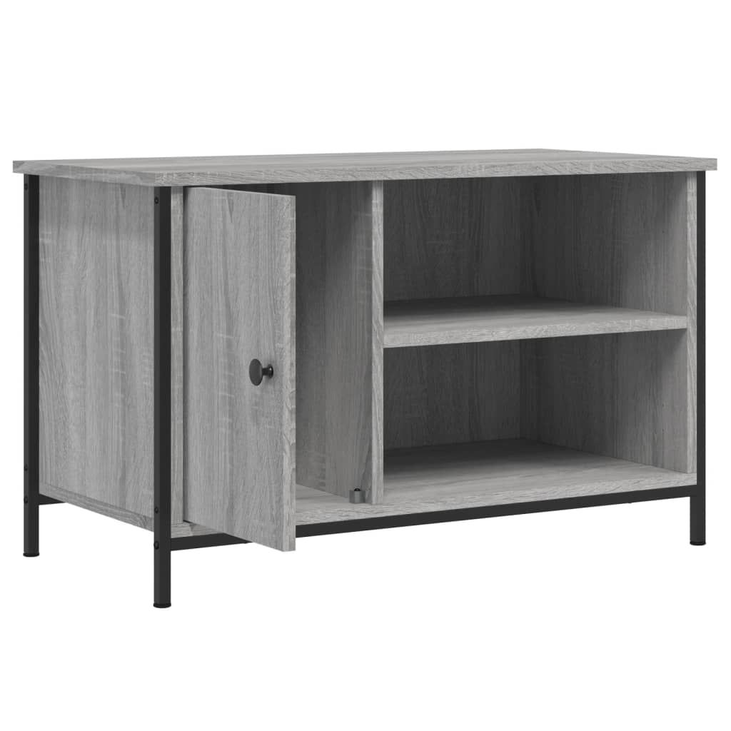 Tv Skříňka Šedá Sonoma 80 X 40 X 50 Cm Kompozitní Dřevo