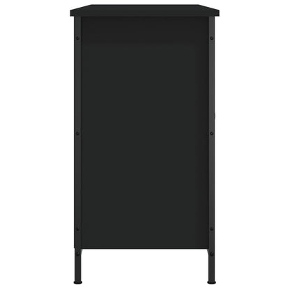 Tv Skříňka Černá 100 X 35 X 65 Cm Kompozitní Dřevo