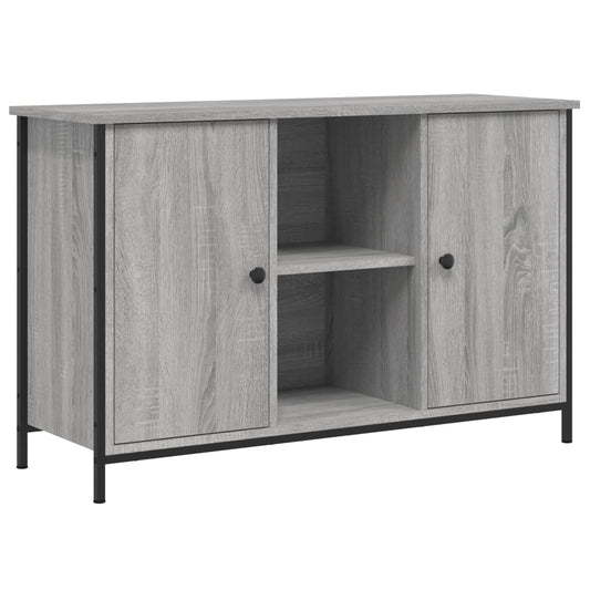 Tv Skříňka Šedá Sonoma 100 X 35 X 65 Cm Kompozitní Dřevo