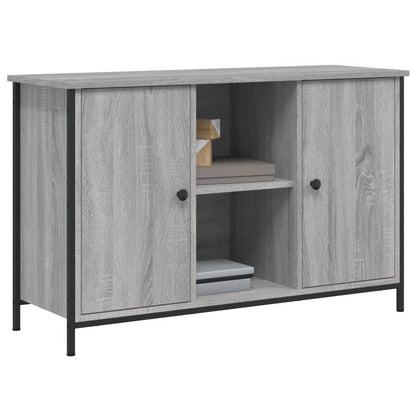 Tv Skříňka Šedá Sonoma 100 X 35 X 65 Cm Kompozitní Dřevo