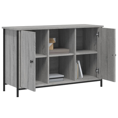 Tv Skříňka Šedá Sonoma 100 X 35 X 65 Cm Kompozitní Dřevo