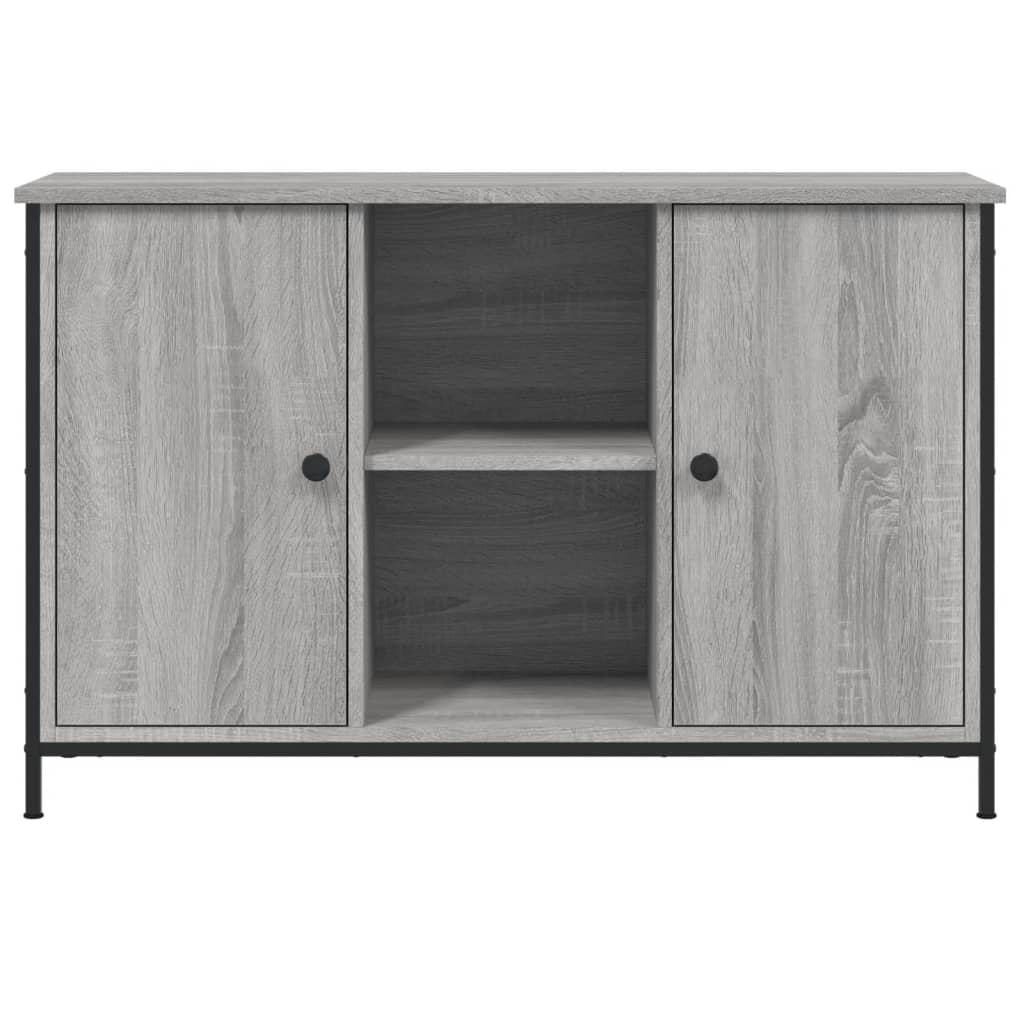 Tv Skříňka Šedá Sonoma 100 X 35 X 65 Cm Kompozitní Dřevo