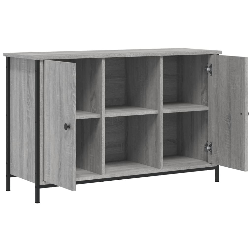 Tv Skříňka Šedá Sonoma 100 X 35 X 65 Cm Kompozitní Dřevo