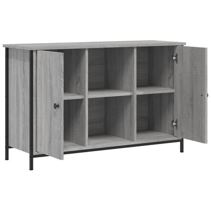 Tv Skříňka Šedá Sonoma 100 X 35 X 65 Cm Kompozitní Dřevo