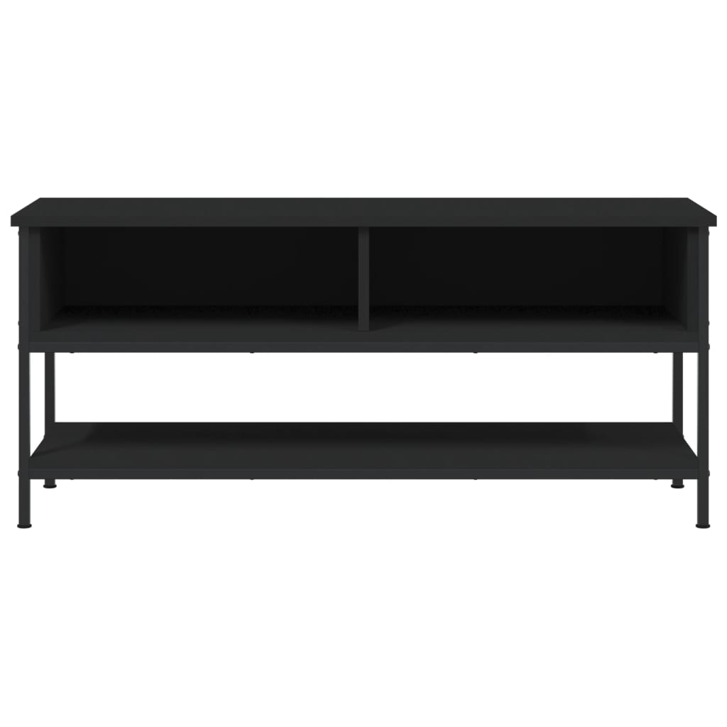 Tv Skříňka Černá 100 X 35 X 45 Cm Kompozitní Dřevo