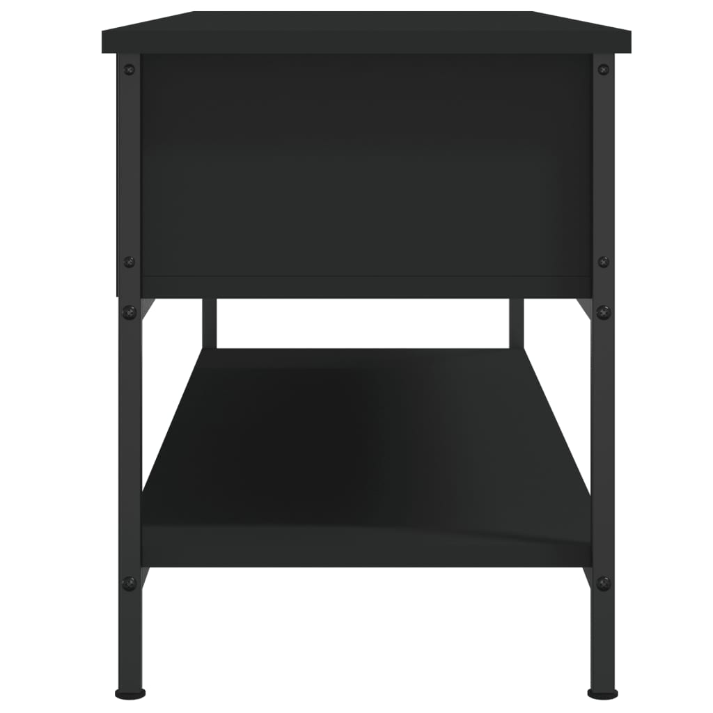Tv Skříňka Černá 100 X 35 X 45 Cm Kompozitní Dřevo