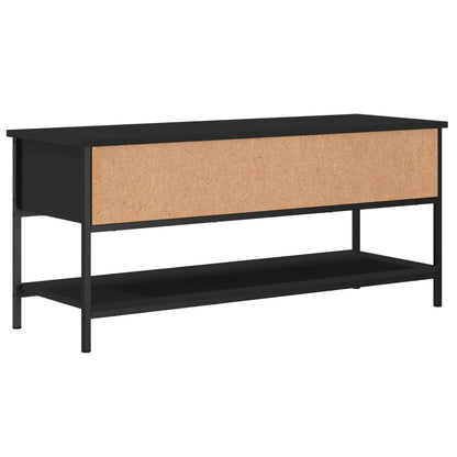 Tv Skříňka Černá 100 X 35 X 45 Cm Kompozitní Dřevo