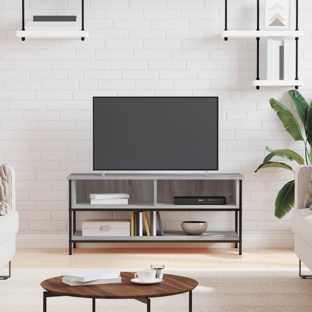 Tv Skříňka Černá 100 X 35 X 45 Cm Kompozitní Dřevo