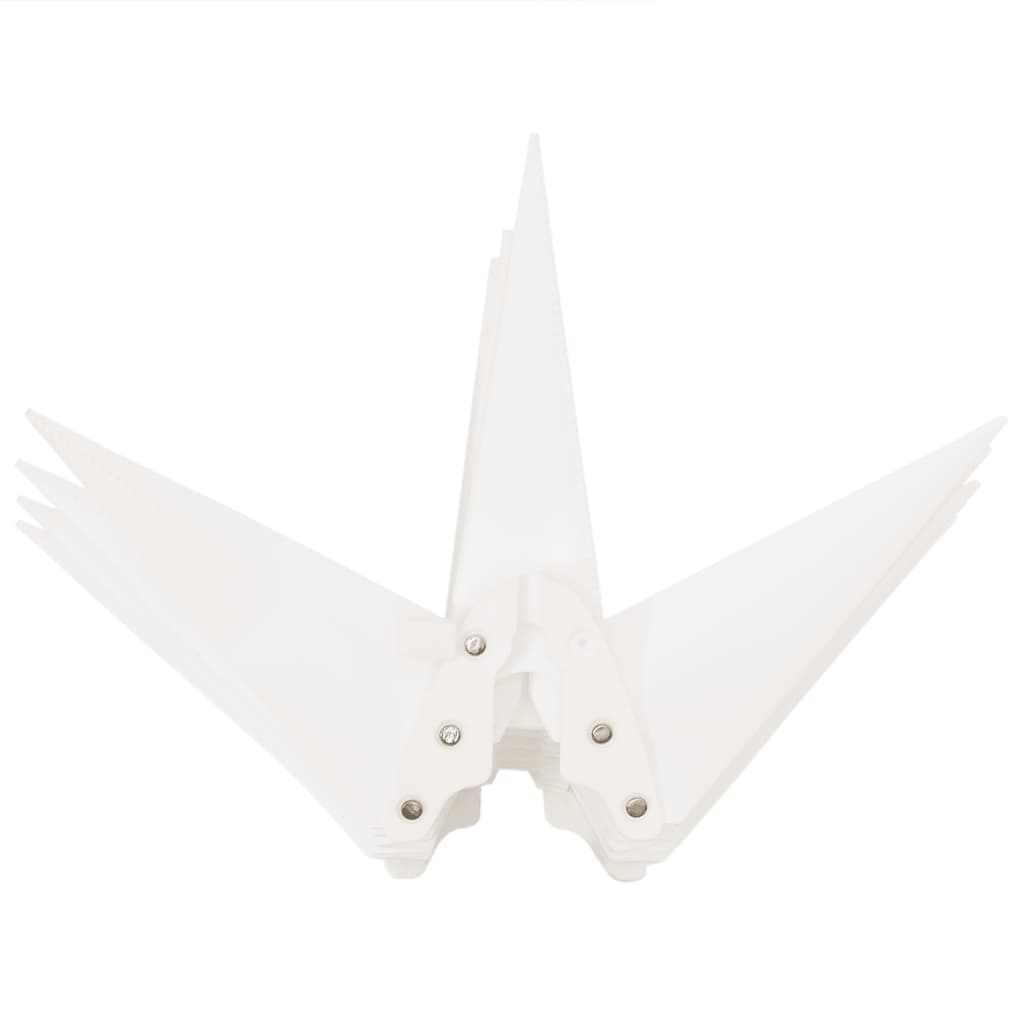 Svítící Vánoční Hvězdy S Hroty 3 Ks Led Skládací Bílé 57 Cm