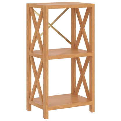 3Patrový Regál 40 X 30 X Masivní Dubové Dřevo