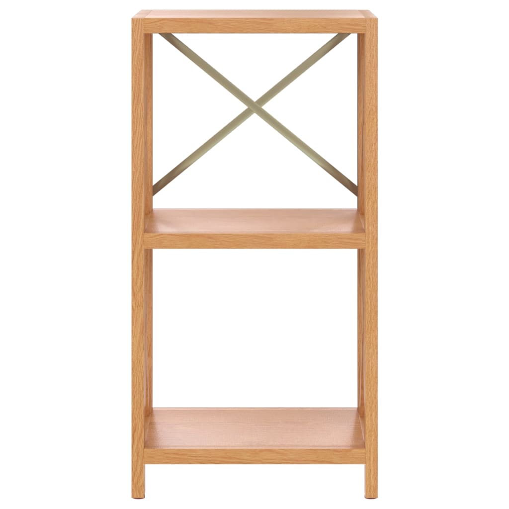 3Patrový Regál 40 X 30 X Masivní Dubové Dřevo