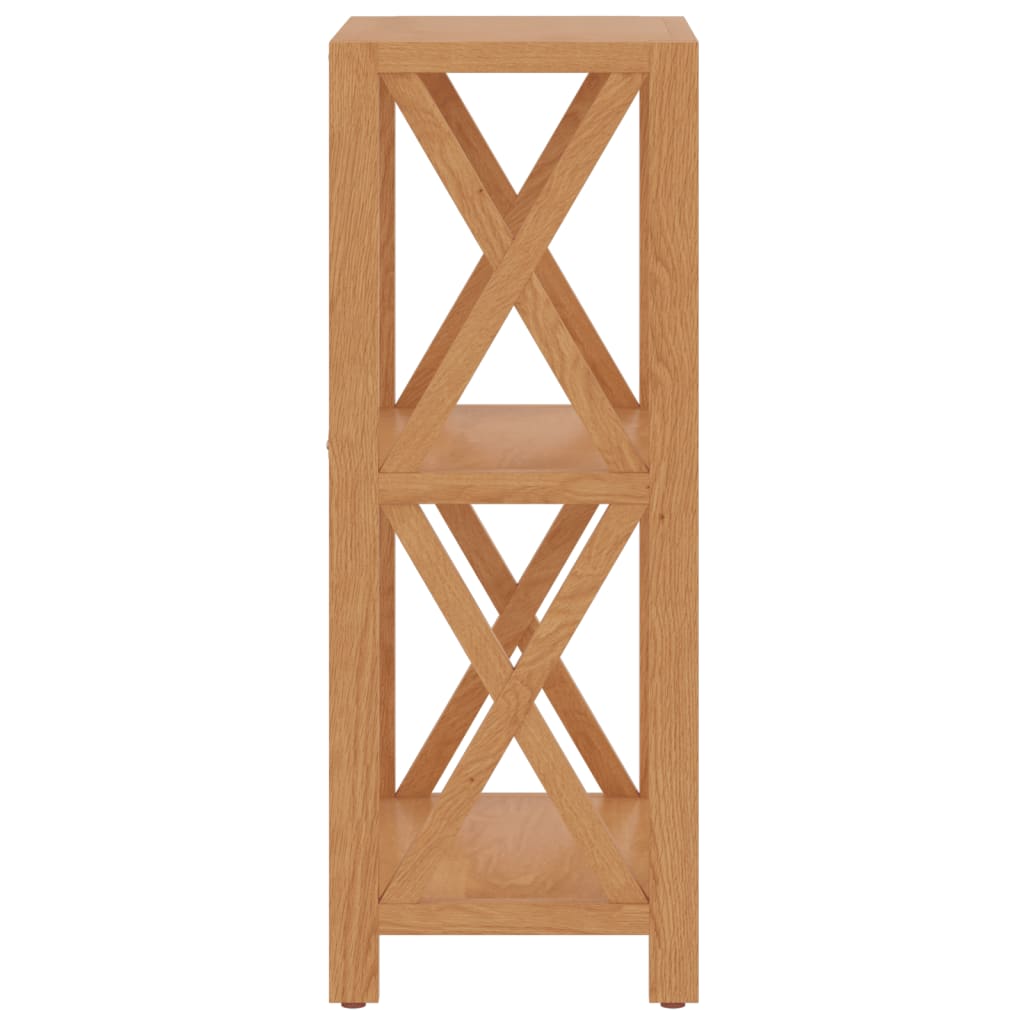 3Patrový Regál 40 X 30 X Masivní Dubové Dřevo