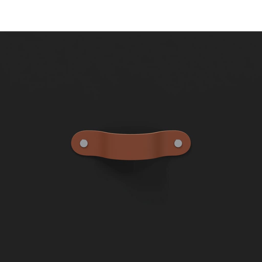 Příborník Černý 69,5 X 34 X 90 Cm Kompozitní Dřevo