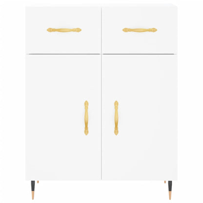 Příborník Bílý 69,5 X 34 X 90 Cm Kompozitní Dřevo