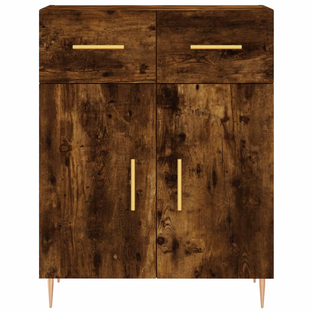 Příborník Kouřový Dub 69,5 X 34 X 90 Cm Kompozitní Dřevo