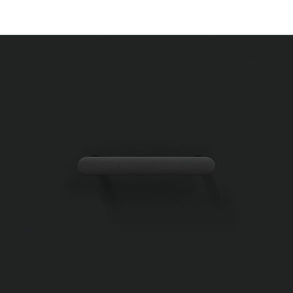 Příborník Černý 69,5 X 34 X 90 Cm Kompozitní Dřevo