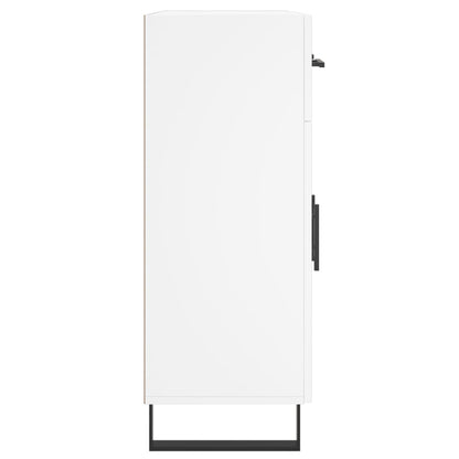 Příborník Bílý 69,5 X 34 X 90 Cm Kompozitní Dřevo