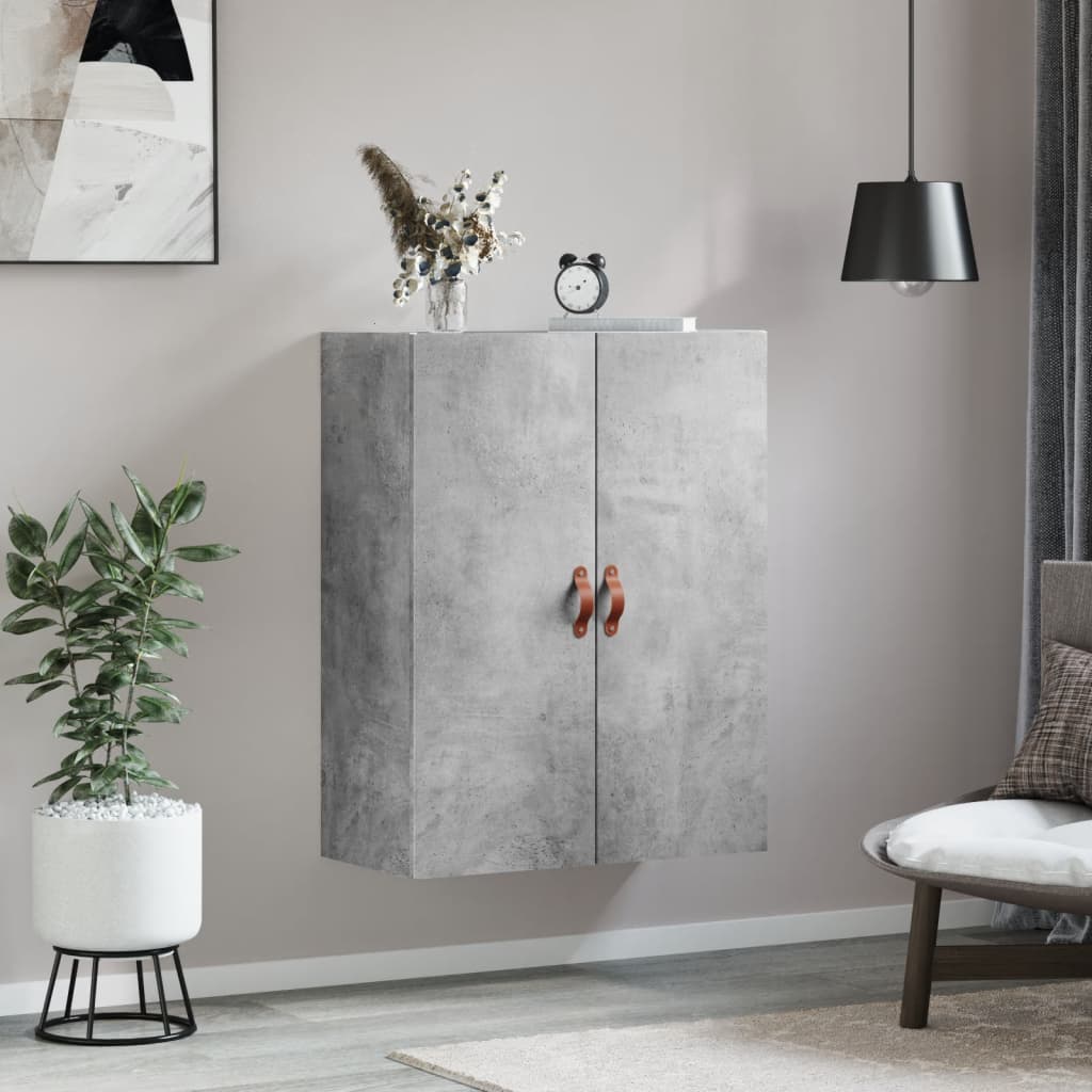 Nástěnná Skříňka Betonově Šedá 69,5 X 34 X 90 Cm