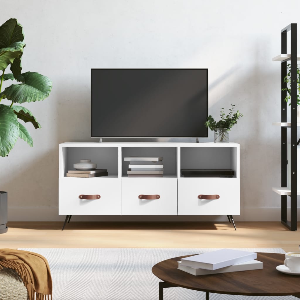 Tv Skříňka Betonově Šedá 102 X 36 X 50 Cm Kompozitní Dřevo