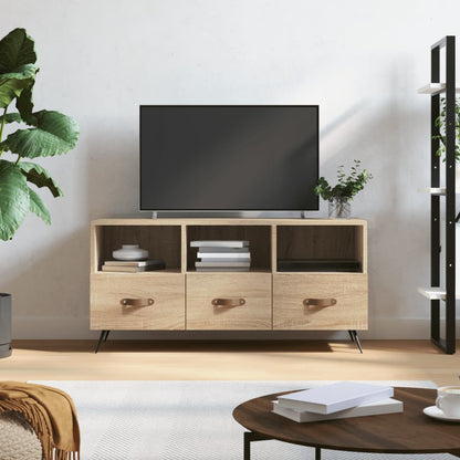 Tv Skříňka Betonově Šedá 102 X 36 X 50 Cm Kompozitní Dřevo