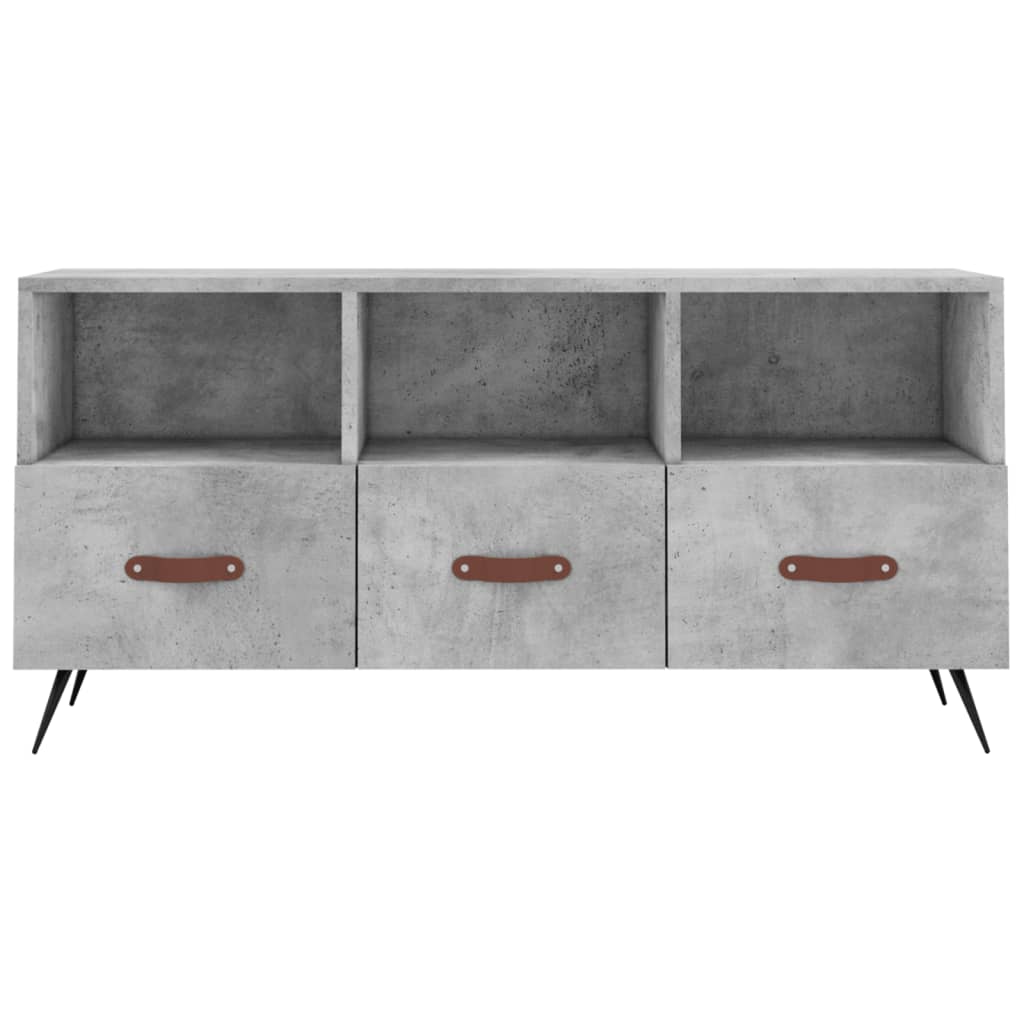 Tv Skříňka Betonově Šedá 102 X 36 X 50 Cm Kompozitní Dřevo