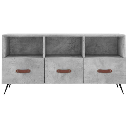 Tv Skříňka Betonově Šedá 102 X 36 X 50 Cm Kompozitní Dřevo