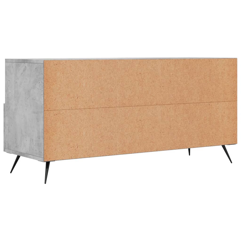 Tv Skříňka Betonově Šedá 102 X 36 X 50 Cm Kompozitní Dřevo