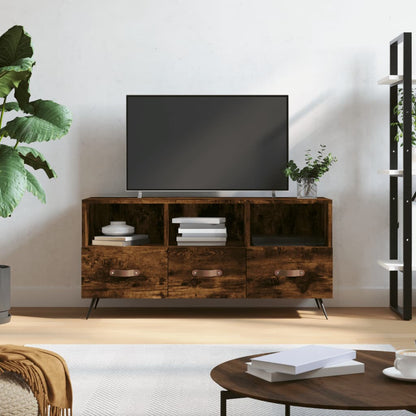 Tv Skříňka Betonově Šedá 102 X 36 X 50 Cm Kompozitní Dřevo