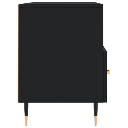 Tv Skříňka Černá 102 X 36 X 50 Cm Kompozitní Dřevo