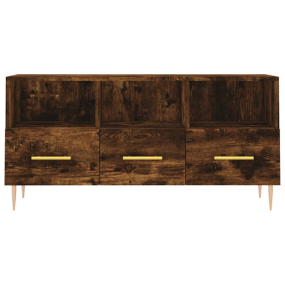 Tv Skříňka Kouřový Dub 102 X 36 X 50 Cm Kompozitní Dřevo