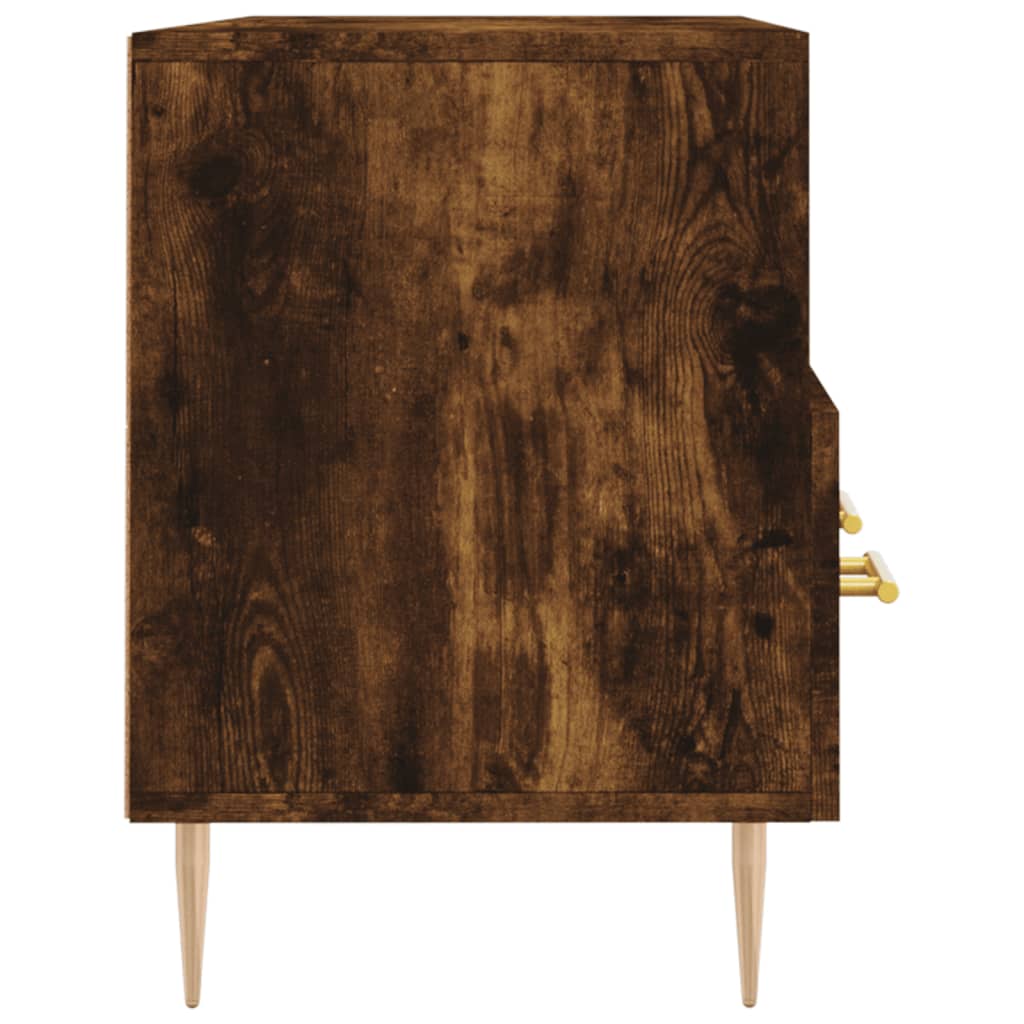 Tv Skříňka Kouřový Dub 102 X 36 X 50 Cm Kompozitní Dřevo