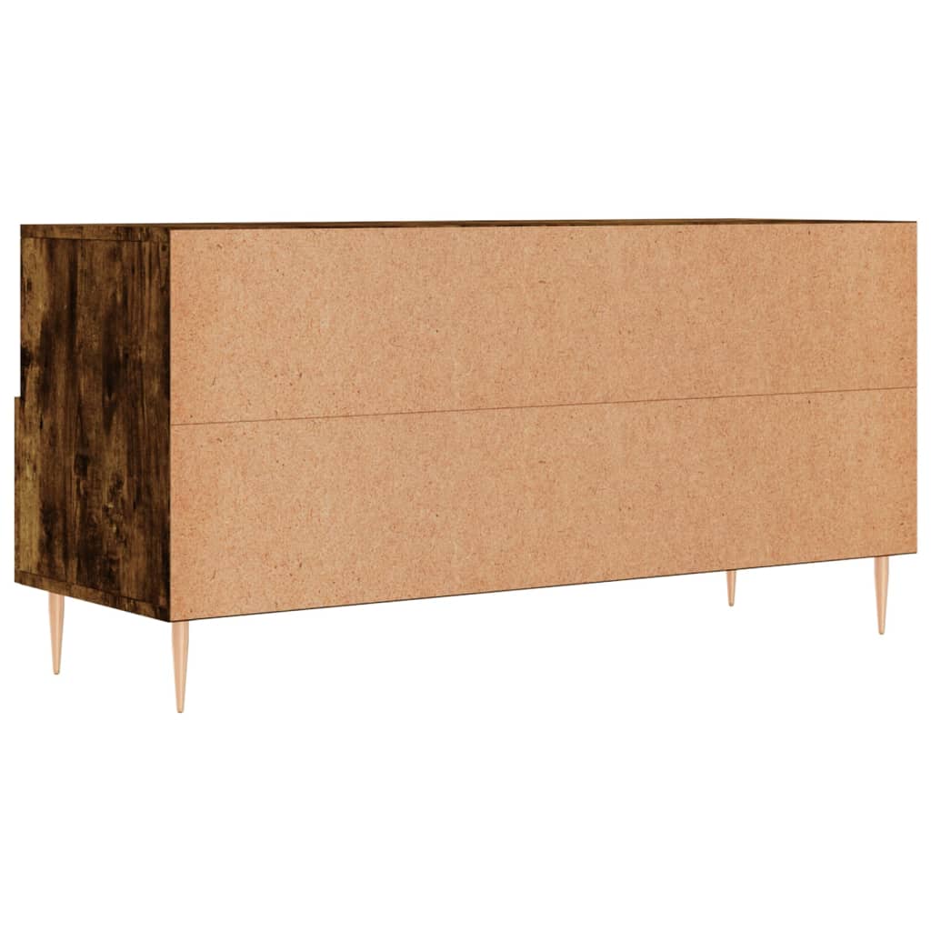 Tv Skříňka Kouřový Dub 102 X 36 X 50 Cm Kompozitní Dřevo