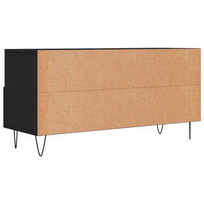 Tv Skříňka Černá 102 X 36 X 50 Cm Kompozitní Dřevo