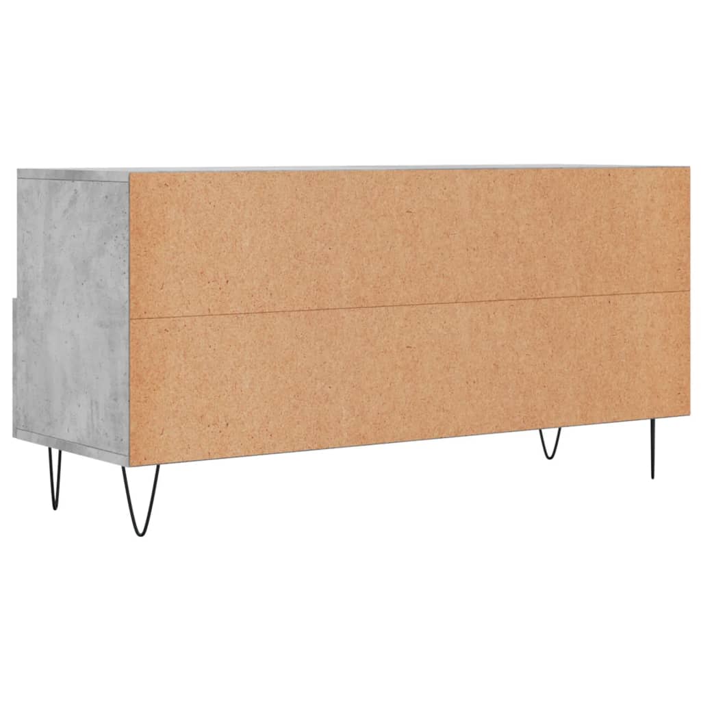 Tv Skříňka Betonově Šedá 102 X 36 X 50 Cm Kompozitní Dřevo