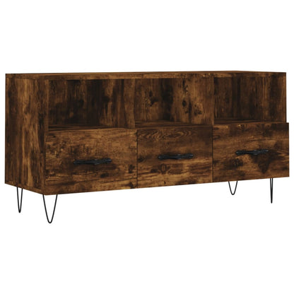 Tv Skříňka Kouřový Dub 102 X 36 X 50 Cm Kompozitní Dřevo