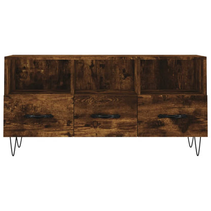 Tv Skříňka Kouřový Dub 102 X 36 X 50 Cm Kompozitní Dřevo