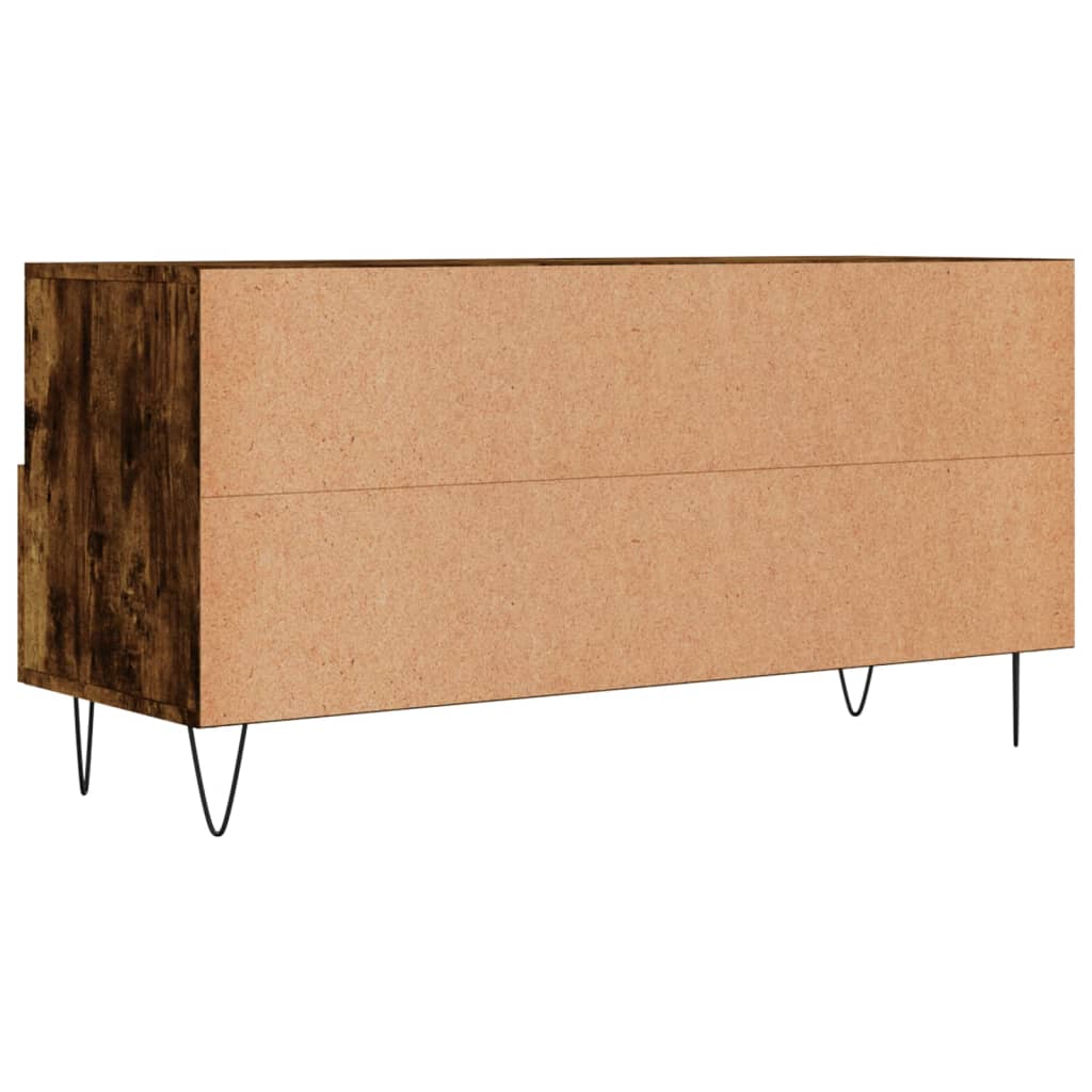Tv Skříňka Kouřový Dub 102 X 36 X 50 Cm Kompozitní Dřevo