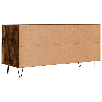 Tv Skříňka Kouřový Dub 102 X 36 X 50 Cm Kompozitní Dřevo