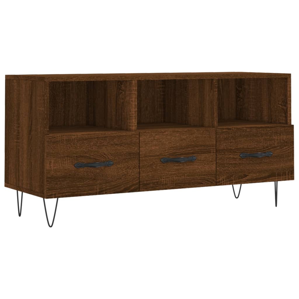 Tv Skříňka Hnědý Dub 102 X 36 X 50 Cm Kompozitní Dřevo