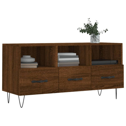 Tv Skříňka Hnědý Dub 102 X 36 X 50 Cm Kompozitní Dřevo