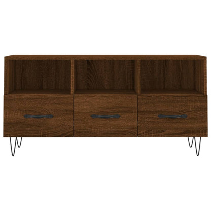 Tv Skříňka Hnědý Dub 102 X 36 X 50 Cm Kompozitní Dřevo