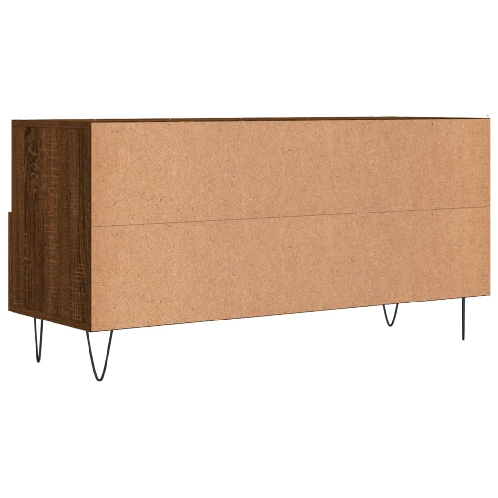 Tv Skříňka Hnědý Dub 102 X 36 X 50 Cm Kompozitní Dřevo