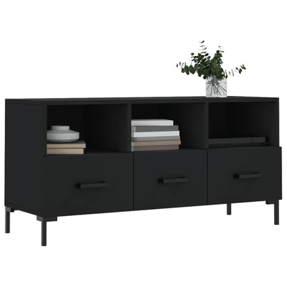 Tv Skříňka Černá 102 X 36 X 50 Cm Kompozitní Dřevo
